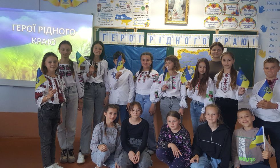 “ГЕРОЇ РІДНОГО КРАЮ”. Урок мужності у 6-А класі.
